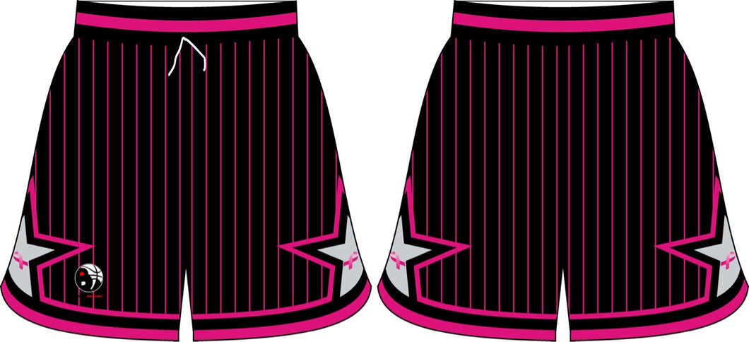 BSC Breast Cancer Shorts Pinstripe