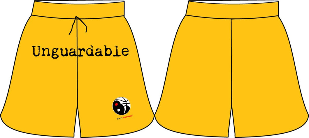 Yellow Gold Unguardable Shorts