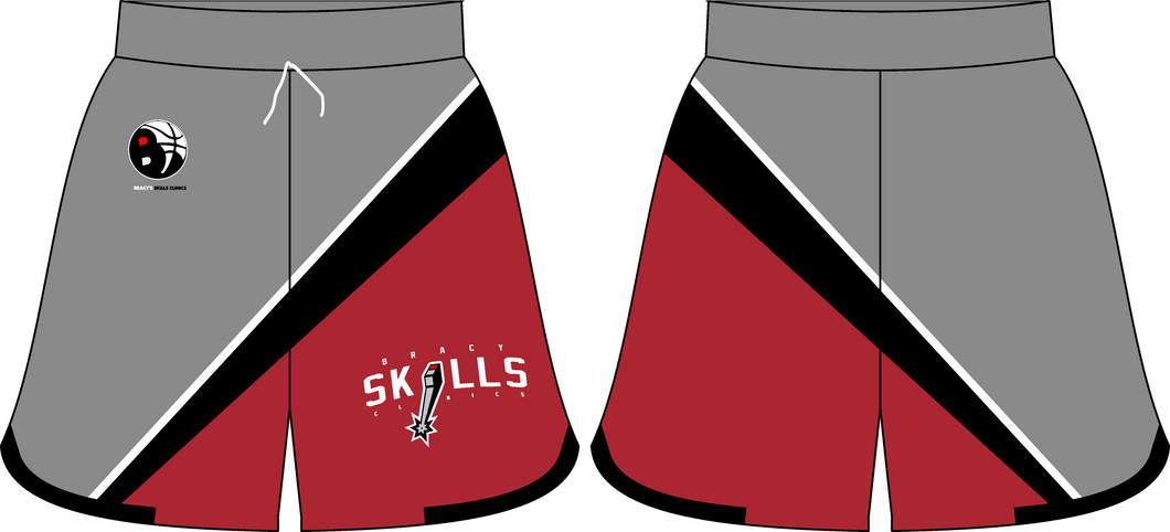 BSC Logo Part 2 Red/Grey Shorts