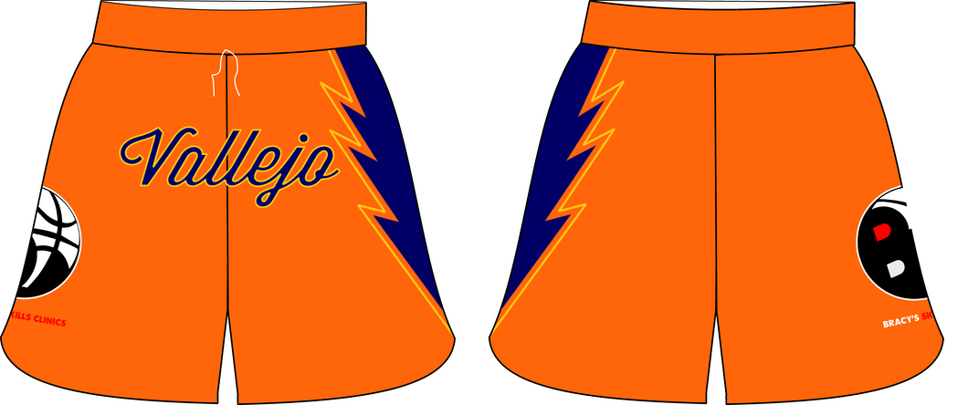 Orange Vallejo Warrior Shorts
